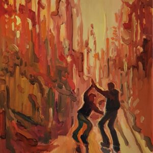 Dance, 30 x 24 cm, oil on canvas, 2022