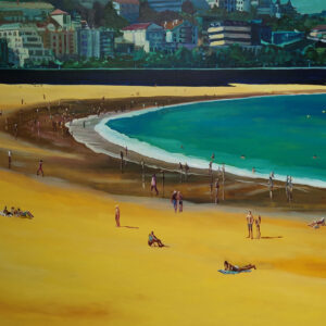 San Sebastian - Bay # 2, 115 x 190 cm, oil on canvas 2023/24