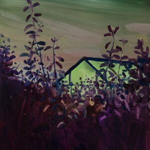 Greenhouse, 30 x 24 cm, oil on paper, 2024